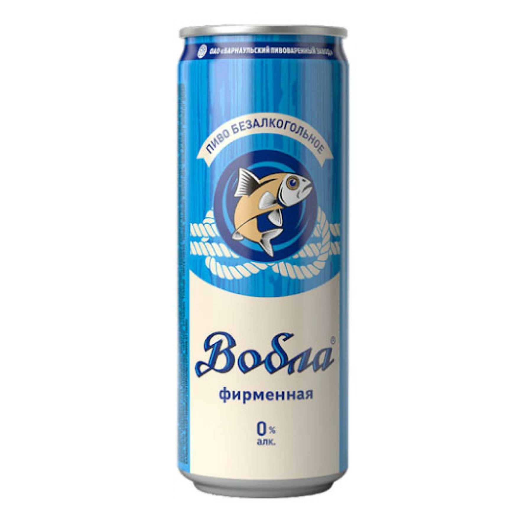 

Безалкогольное пиво Вобла Фирменная светлое фильтрованное 0,45 л