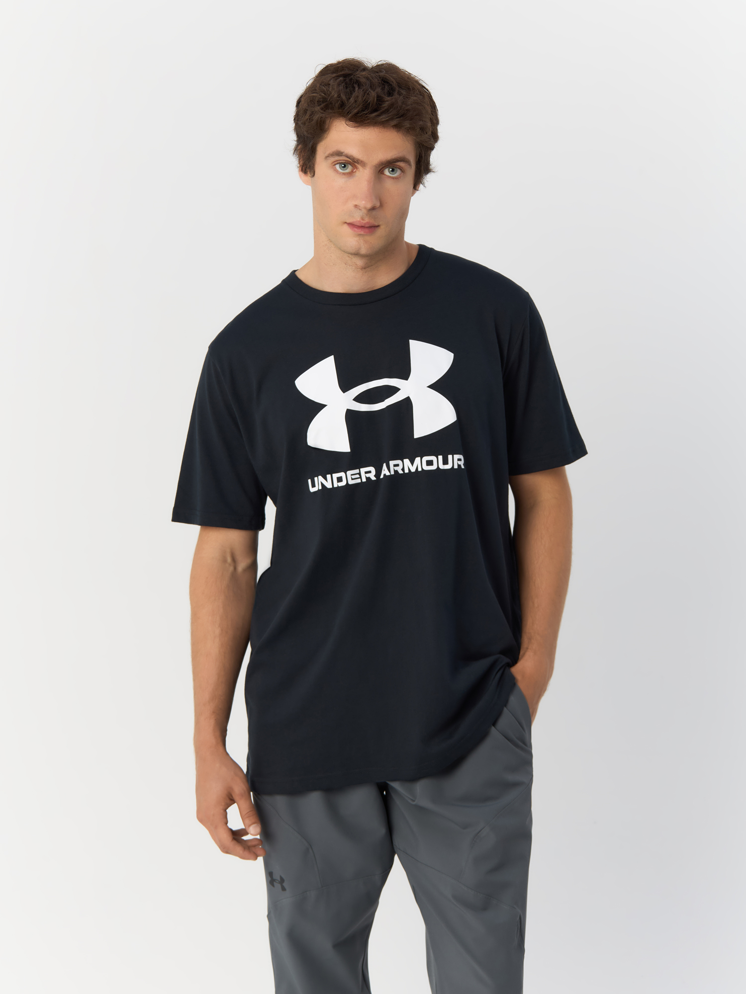 

Футболка мужская Under Armour UA Sportstyle Logo Update SS 1382911 черная XL, Черный, Sportstyle Logo Update SS