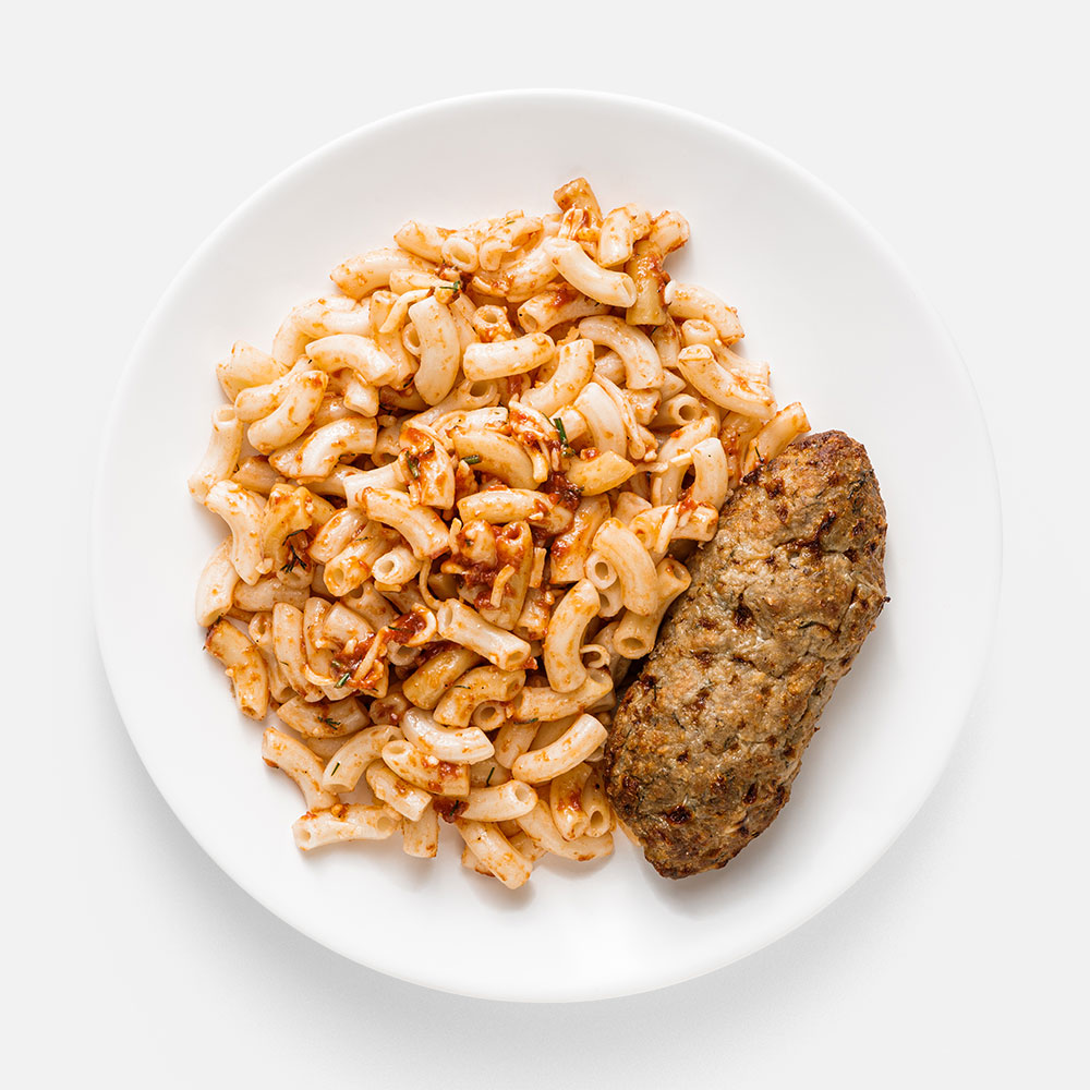 

Люля-кебаб Семейные традиции из курицы, с макаронами и сыром, 330 г
