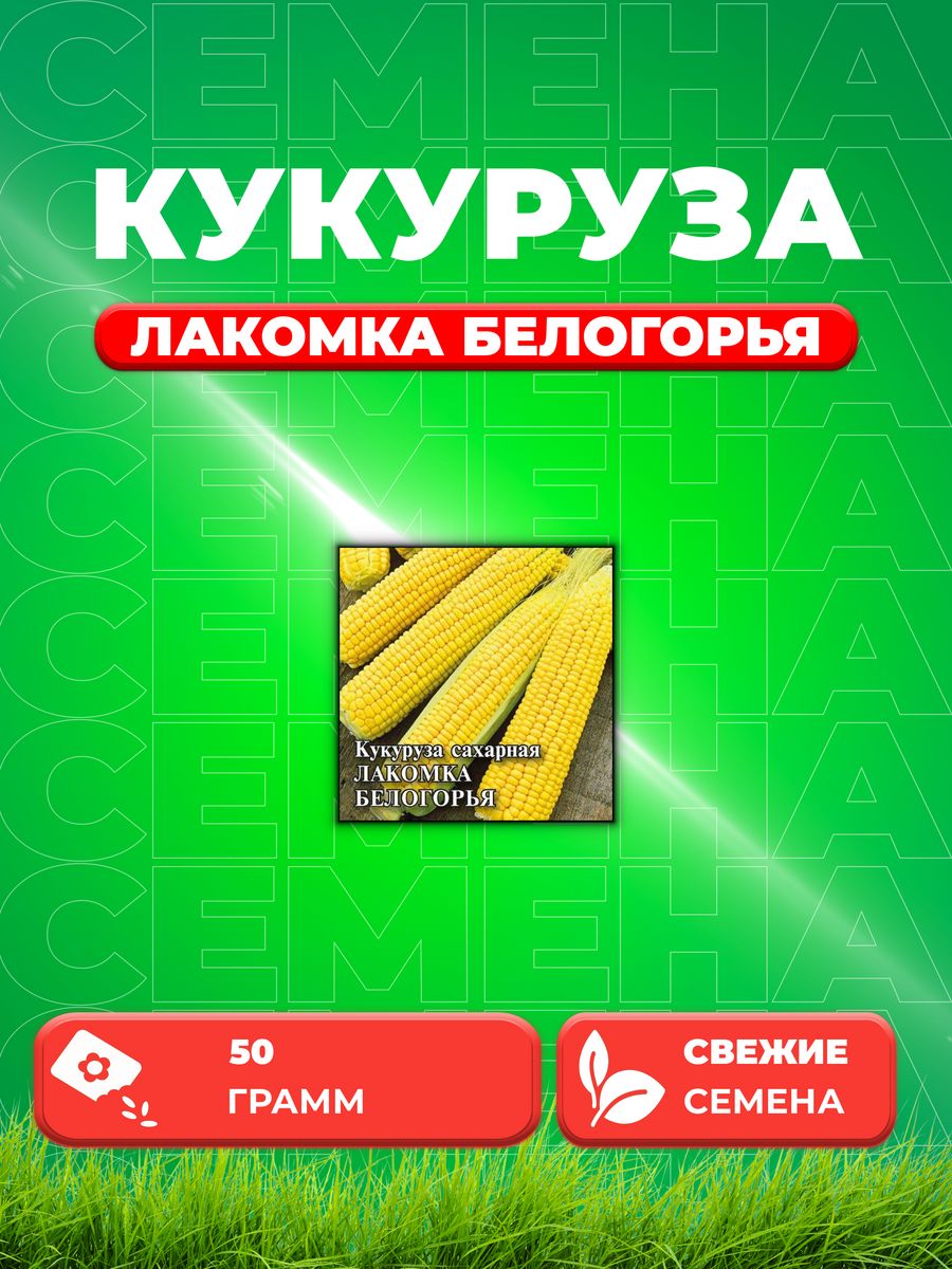 

Семена кукуруза Лакомка Белогорья Гавриш 1026996752-1 1 уп.