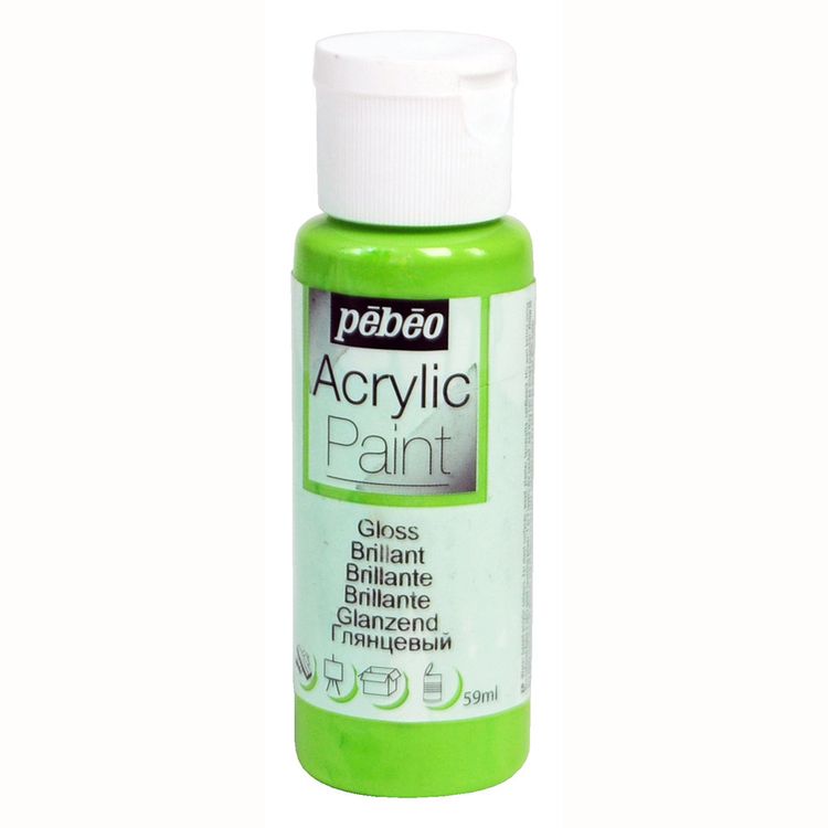 

Краска акриловая Pebeo Acrylic Paint глянцевая Зеленый натуральный 59 мл