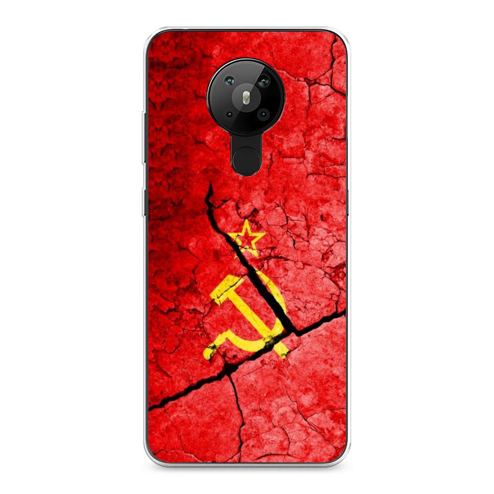 

Чехол Awog на Nokia 5.3 / Нокиа 5.3 "СССР", Красный;черный;желтый, 123450-5