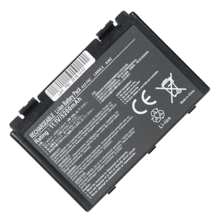 фото Аккумулятор rocknparts для ноутбука asus k40, k50, k70, f82, x5, 5200mah