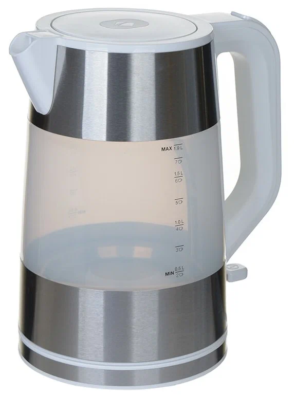 Чайник электрический Hyundai HYK-P4025, 2200Вт, белый