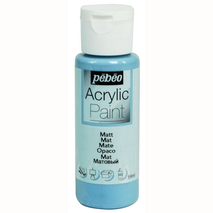 

Краска акриловая Pebeo Acrylic Paint матовая Серо-синий 59 мл