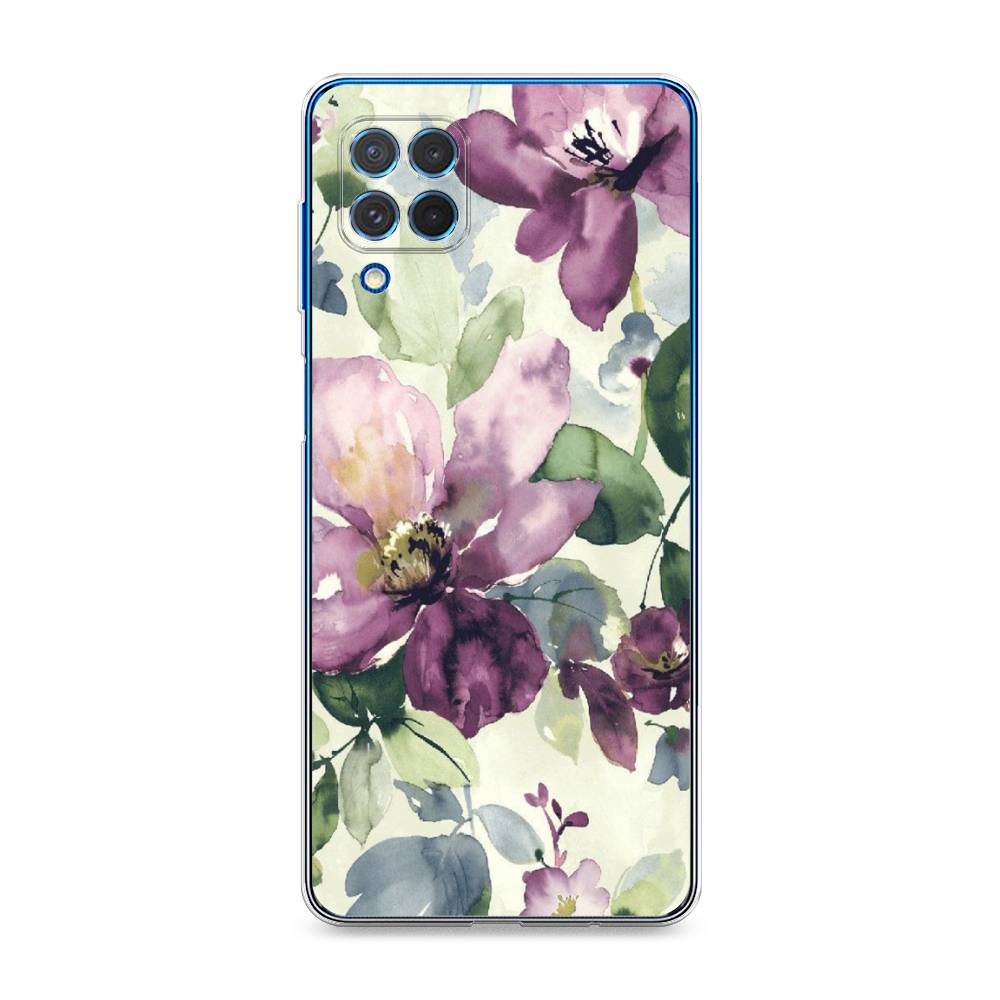

Чехол Awog на Samsung Galaxy M62 / Самсунг M62 "Сиреневые цветы-акварель", Фиолетовый, 2102950-10