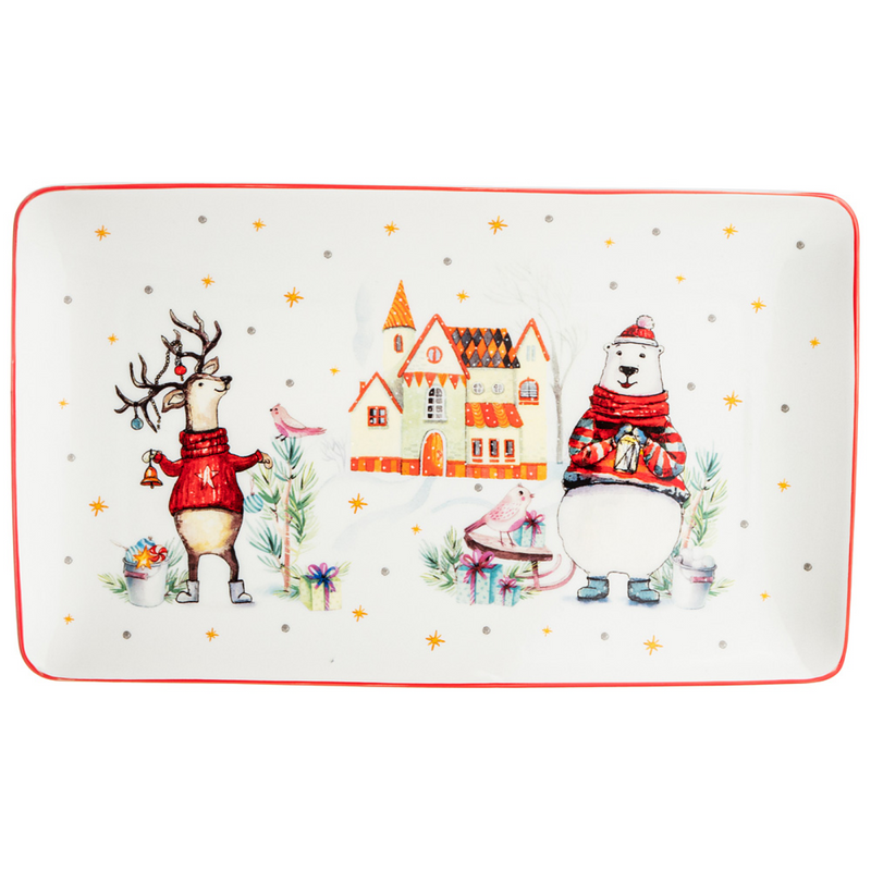 

Тарелка сервировочная Winter Story Lefard 1 шт 25,4*15 см 260-727