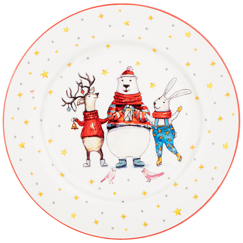 

Тарелка сервировочная Winter Story Lefard 1 шт 20 см 260-730