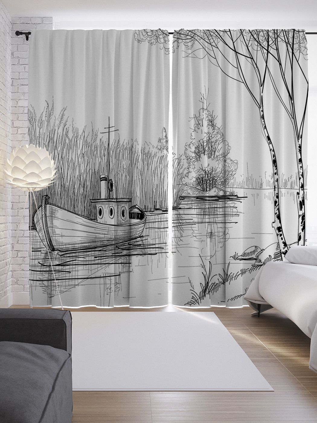 

Шторы с фотопечатью JoyArty «Лодка по реке» из сатена, 290х265 см, Шторы с фотопечатью «Лодка по реке» из сатена, 290х265 см