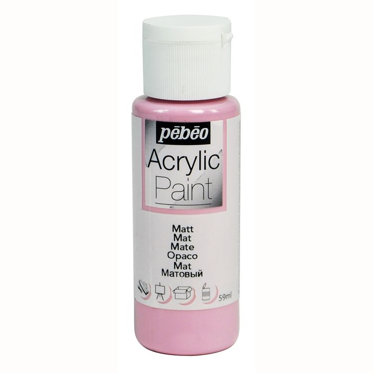 

Краска акриловая Pebeo Acrylic Paint матовая Сиреневый 59 мл, Фиолетовый