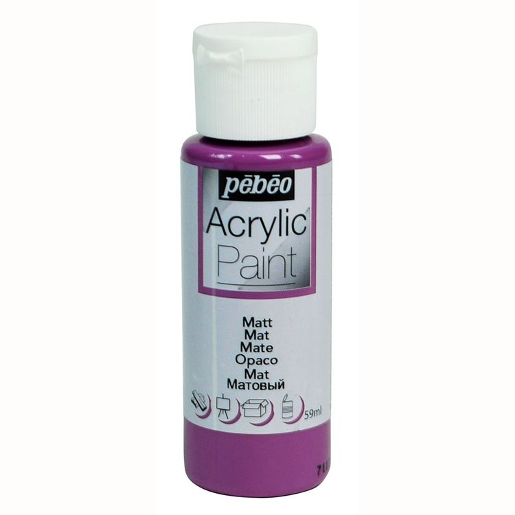 

Краска акриловая Pebeo Acrylic Paint матовая Фиолетовый 59 мл