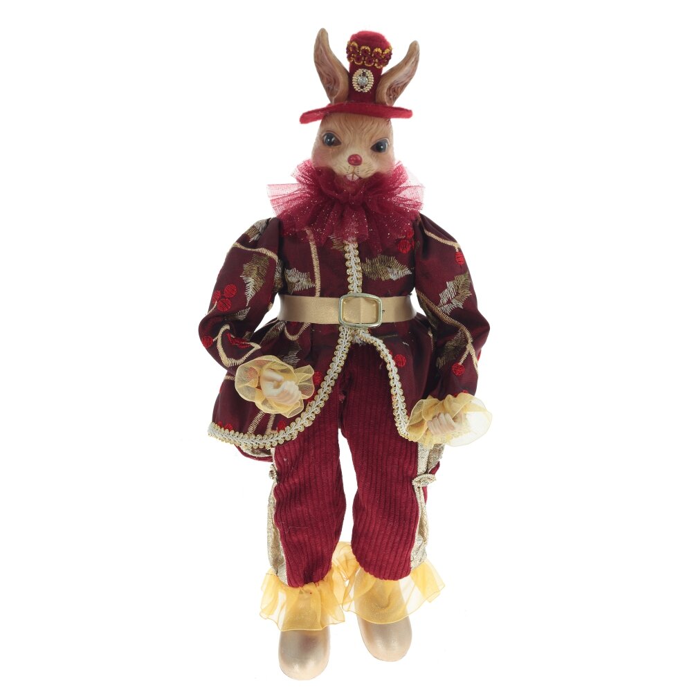 

Игрушка набивная Remeco collection Заяц, L19 W14 H40 см KSM-781015