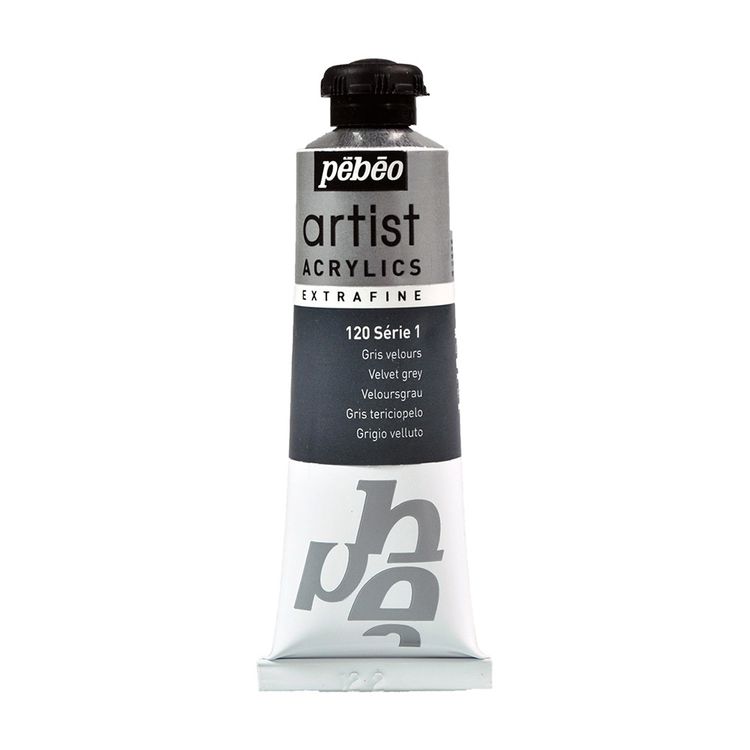 

Краска акриловая Pebeo Artist Acrylics extra fine №1 Серый 37 мл