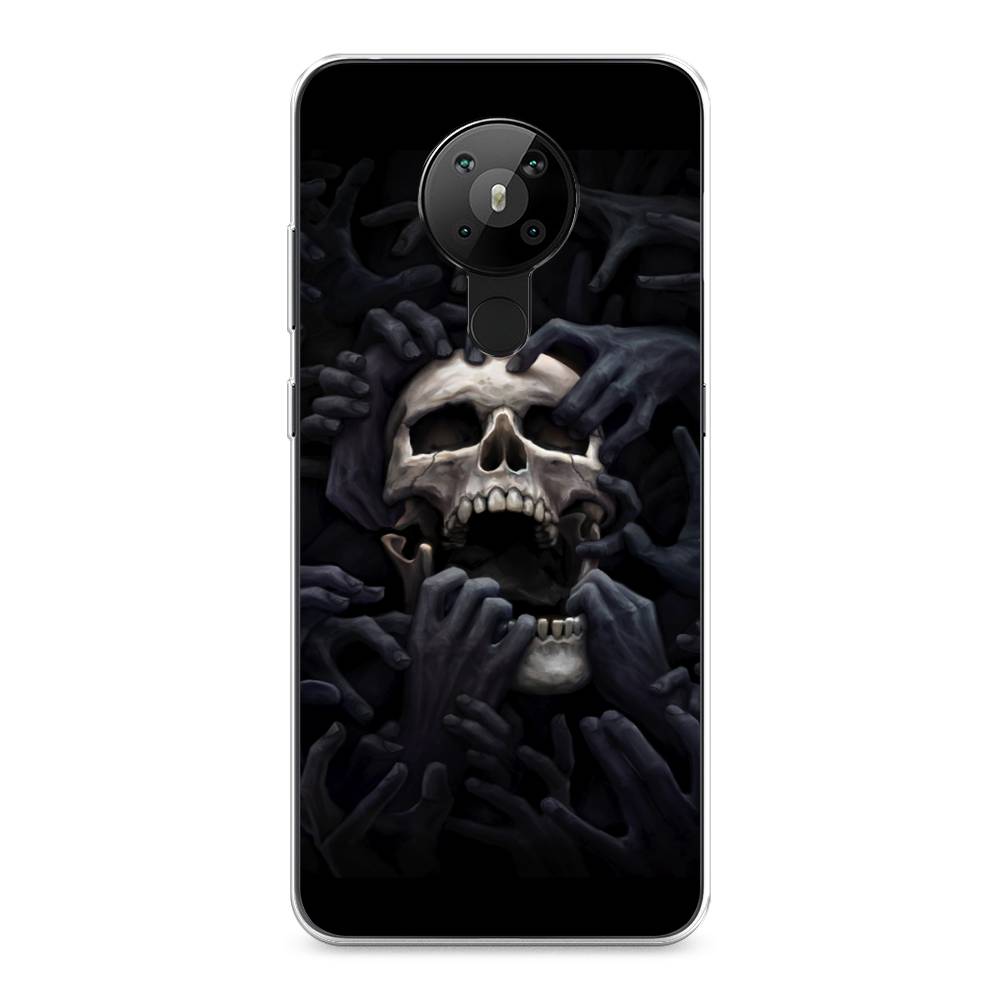 

Чехол Awog на Nokia 5.3 / Нокиа 5.3 "Череп 29", Черный;серый, 123450-9