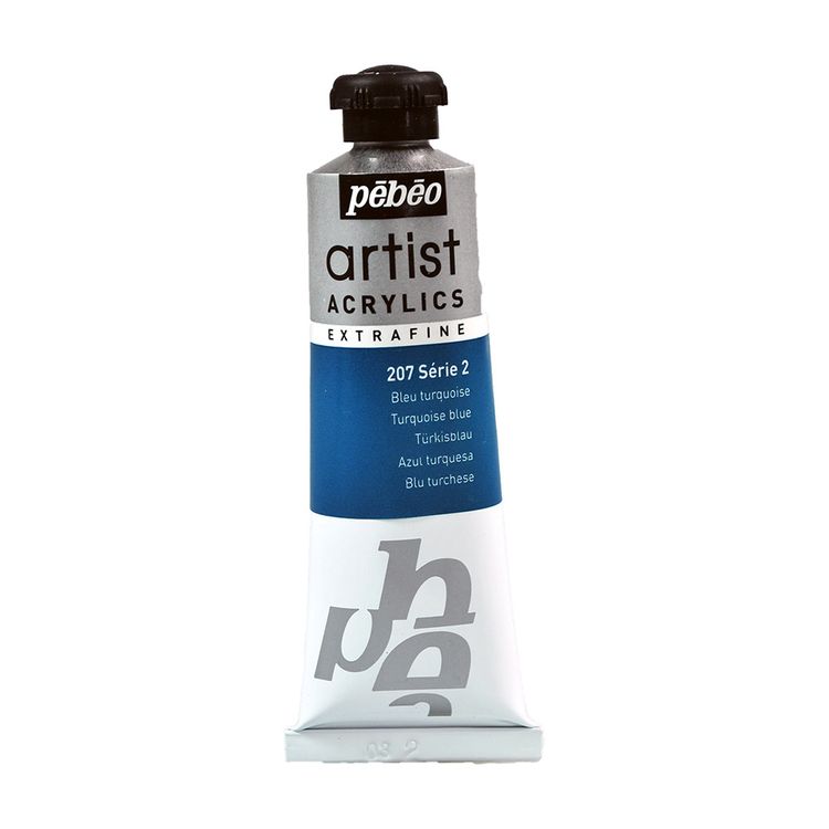 

Краска акриловая Pebeo Artist Acrylics extra fine №2 Бирюзовый 37 мл