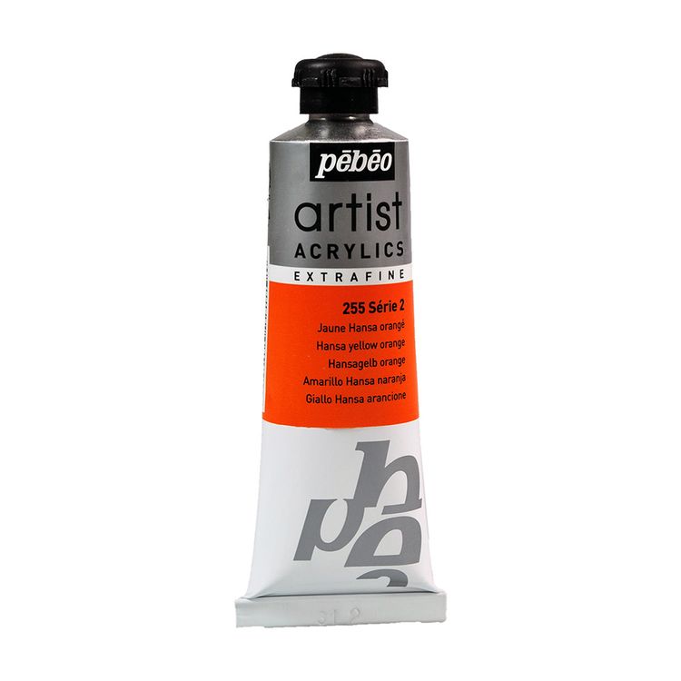 

Краска акриловая Pebeo Artist Acrylics extra fine №2 Желто-оранжевый ганза 37 мл