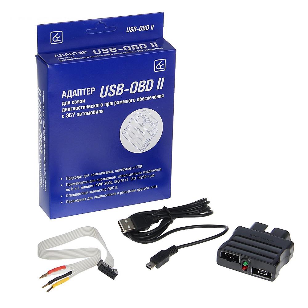 3009 адаптер USB-OBD II (К-line, для диагностики авто)