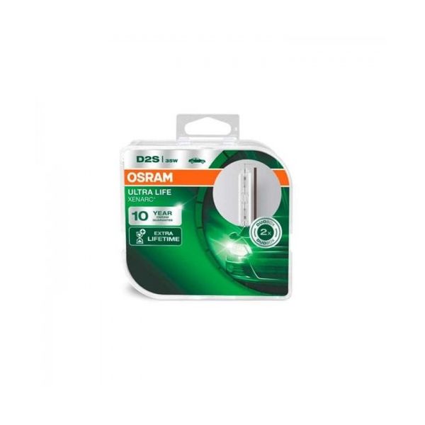 

Лампа ксеноновая Osram XENARC® ULTRA LIFE (10 лет гарантии) D2S (35W 85V P35d-2) 2шт.