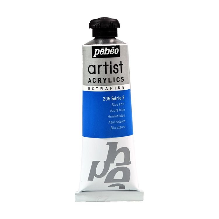 

Краска акриловая Pebeo Artist Acrylics extra fine №2 Небесно-голубой 37 мл