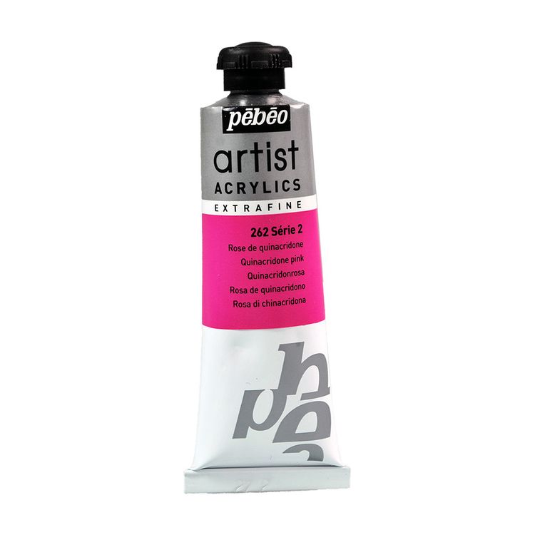 

Краска акриловая Pebeo Artist Acrylics extra fine №2 Розовый хинакридон 37 мл