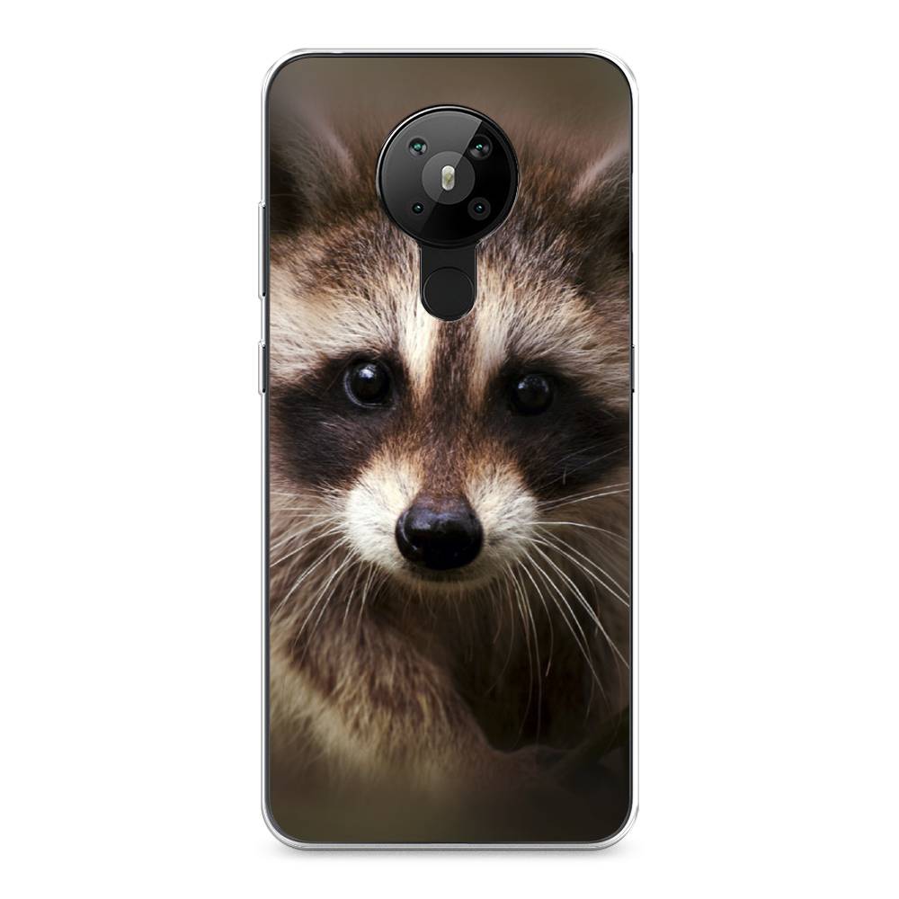 

Чехол Awog на Nokia 5.3 / Нокиа 5.3 "Енот", Коричневый, 123450-1