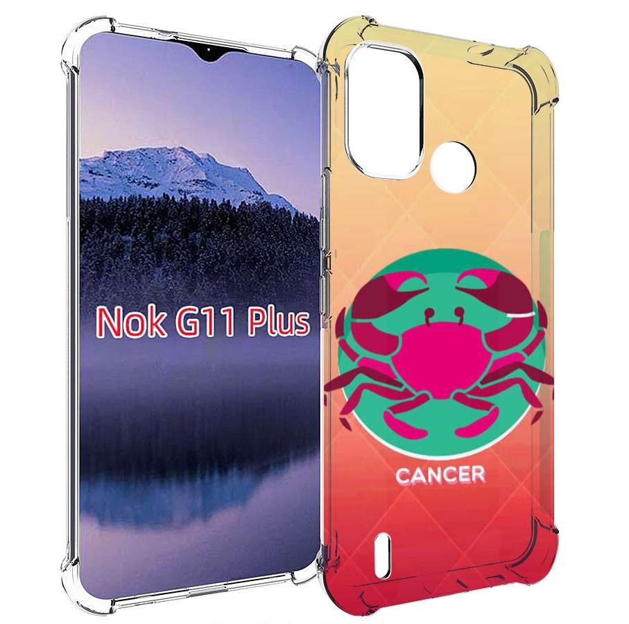 

Чехол MyPads знак зодиака рак 4 для Nokia G11 Plus, Прозрачный, Tocco