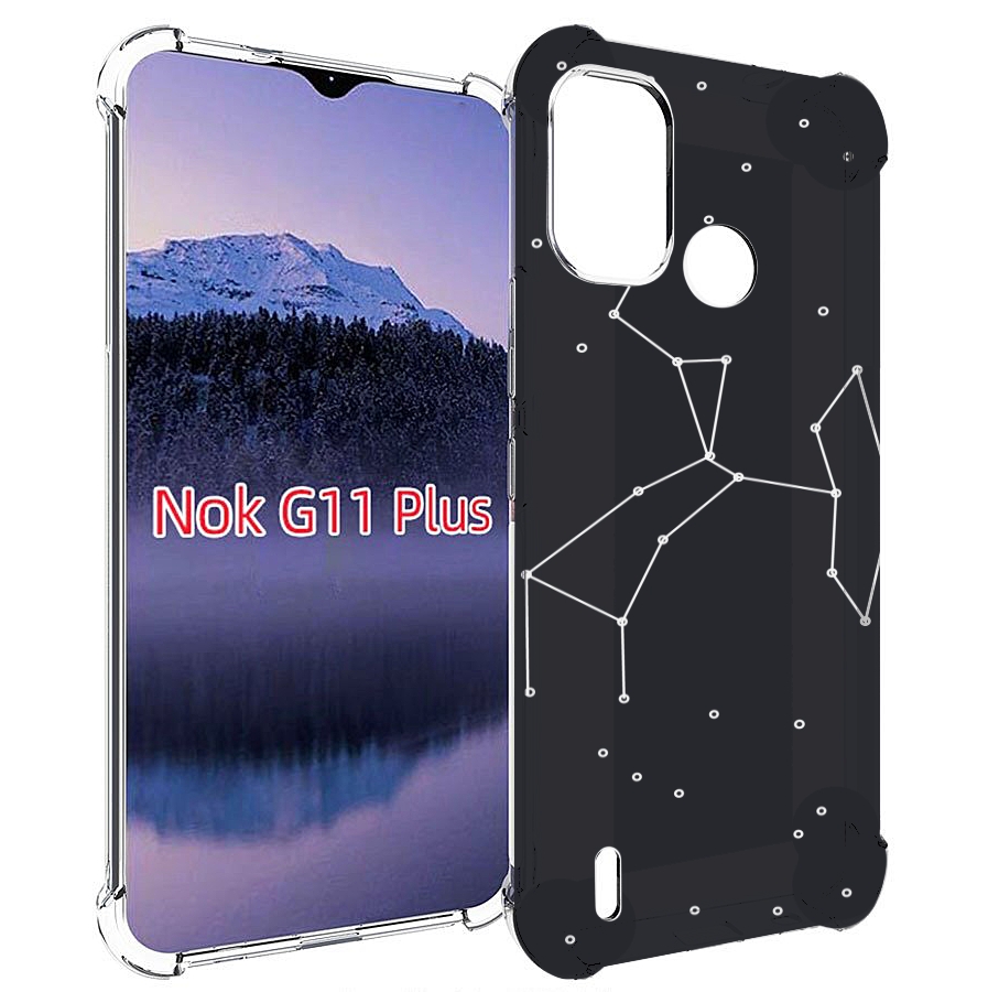 

Чехол MyPads знак зодиака стрелец 6 для Nokia G11 Plus, Прозрачный, Tocco
