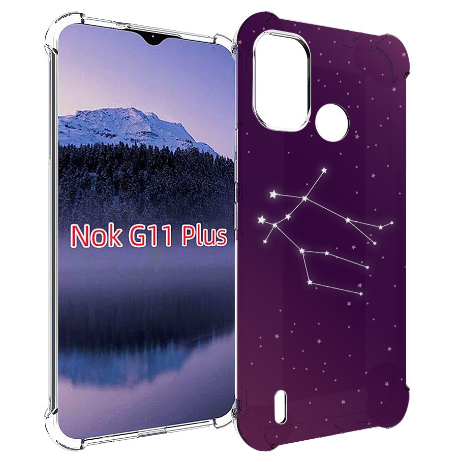 

Чехол MyPads знак-зодиака-близнецы-4 для Nokia G11 Plus, Прозрачный, Tocco