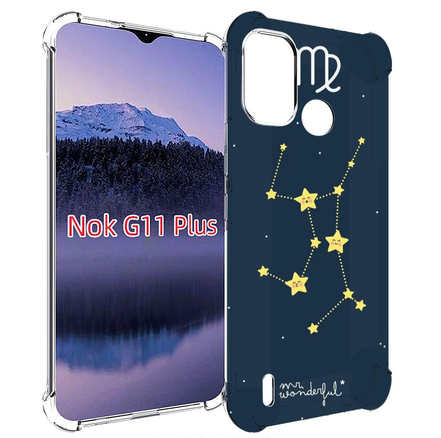 

Чехол MyPads знак-зодиака-дева-3 для Nokia G11 Plus, Прозрачный, Tocco