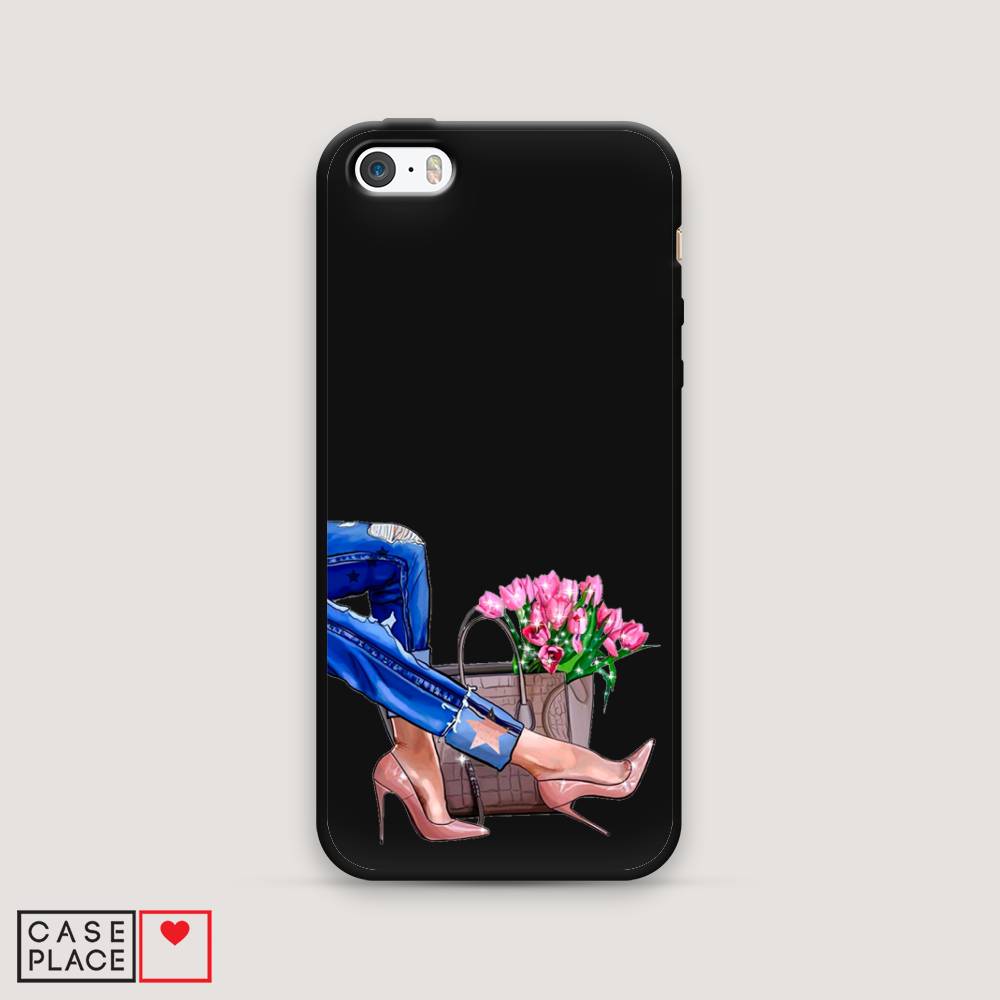 

Чехол Awog на Apple iPhone 5 / Айфон 5 "Каблучки", Разноцветный, 10352-1