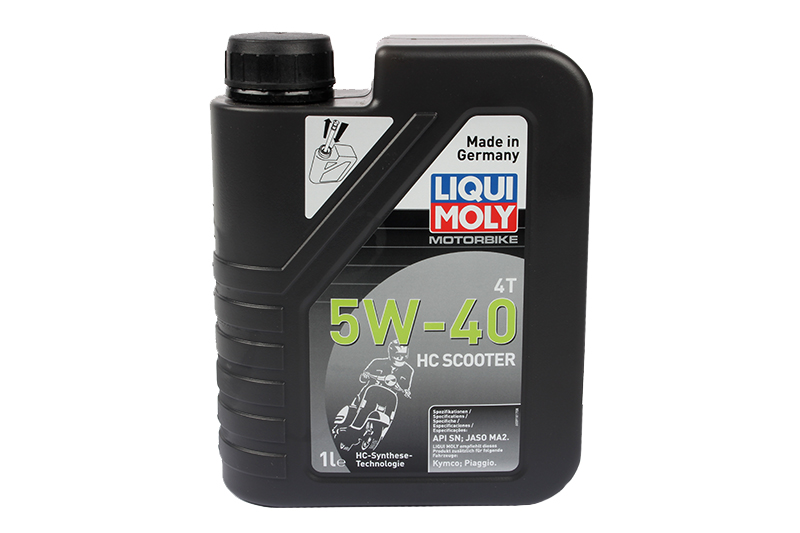 фото Моторное масло liqui moly motorbike 4t hc scooter 5w40 1 л