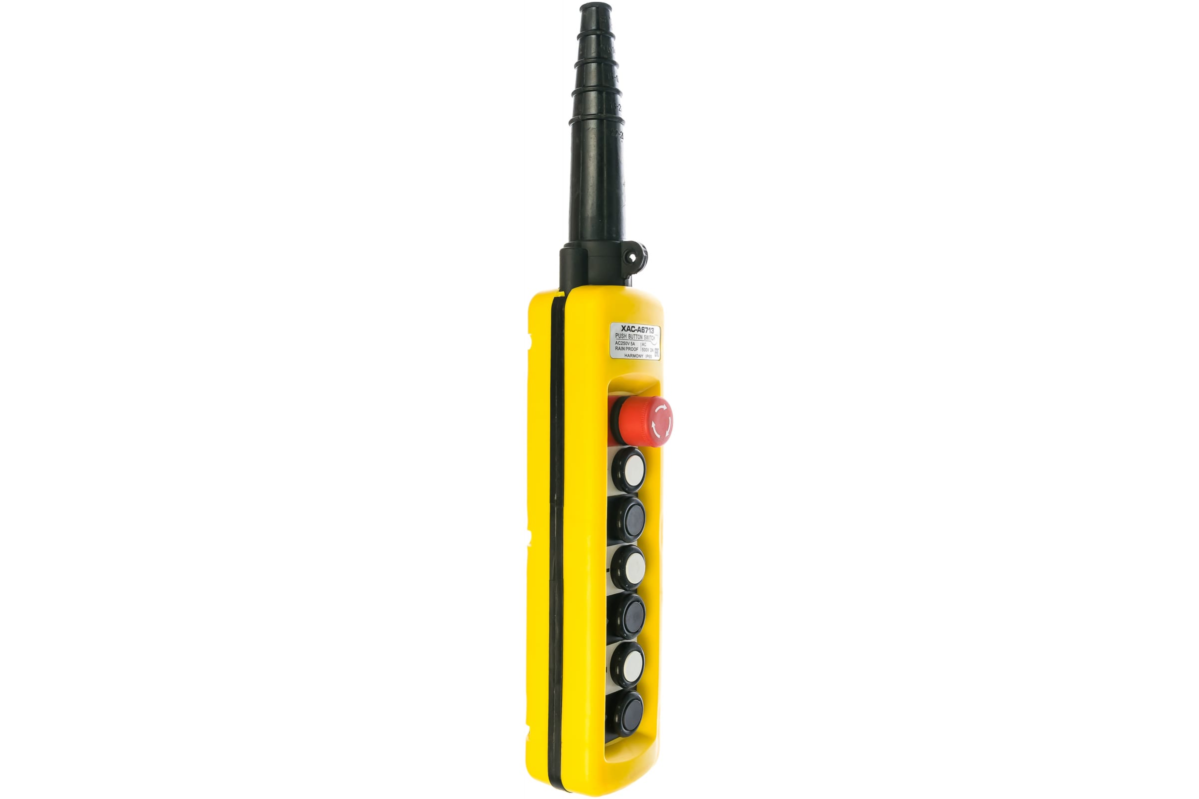 

EURO-LIFT Пульт 6 кн. 1 ст. + СТОП БУТОН 00013060, Желтый