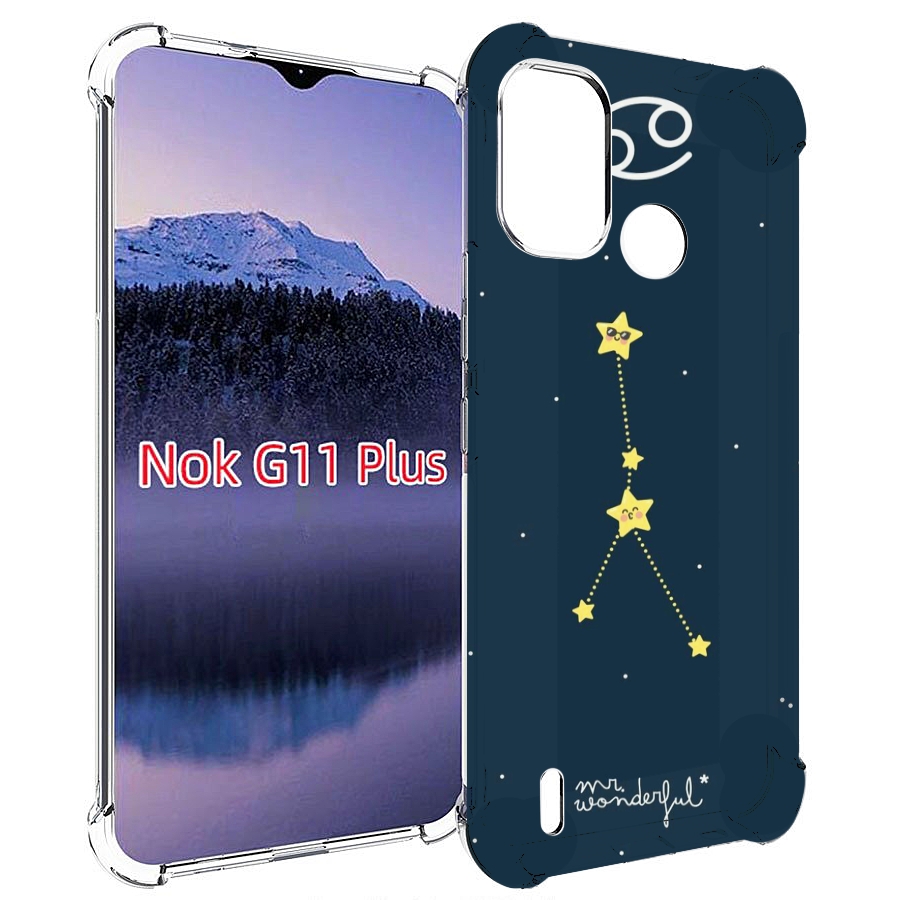 

Чехол MyPads знак-зодиака-рак-3 для Nokia G11 Plus, Прозрачный, Tocco