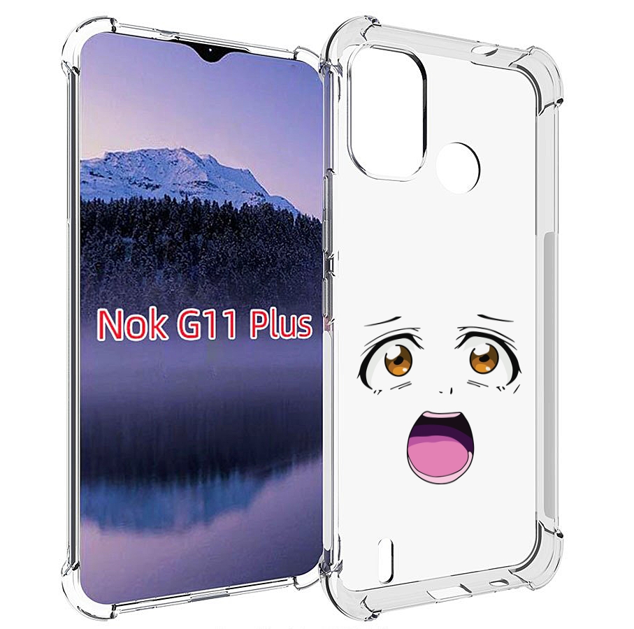 

Чехол MyPads аниме лицао для Nokia G11 Plus, Прозрачный, Tocco