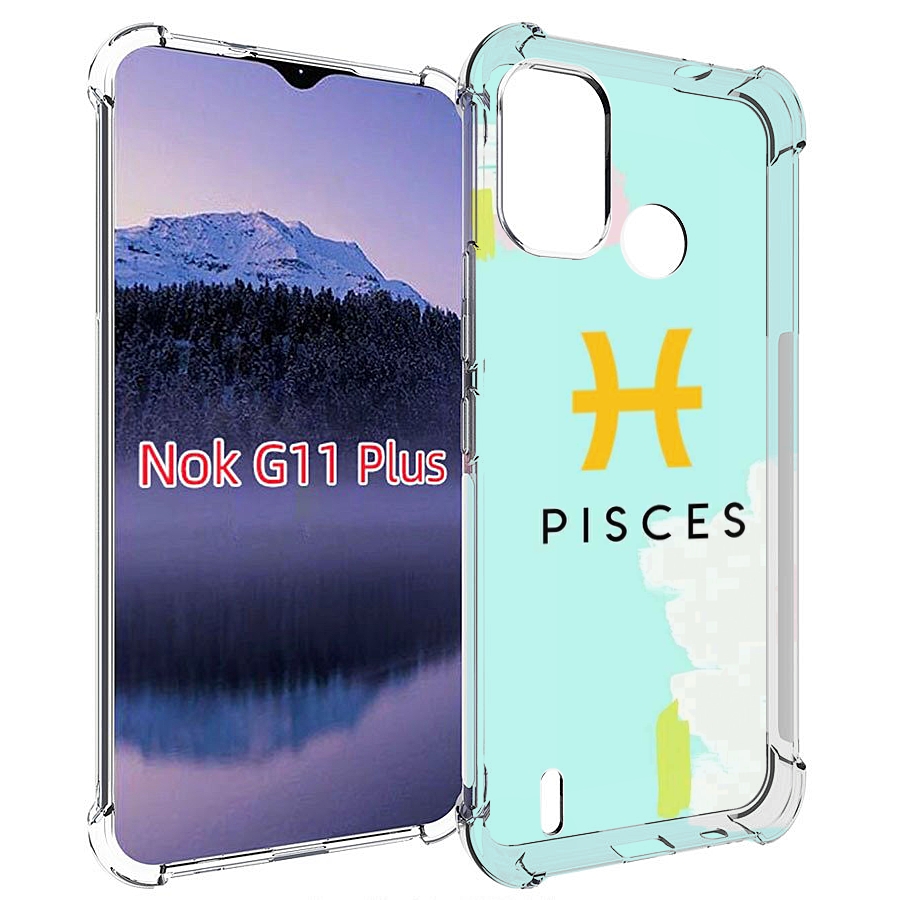 

Чехол MyPads знак-зодиака-рыбы-2 для Nokia G11 Plus, Прозрачный, Tocco
