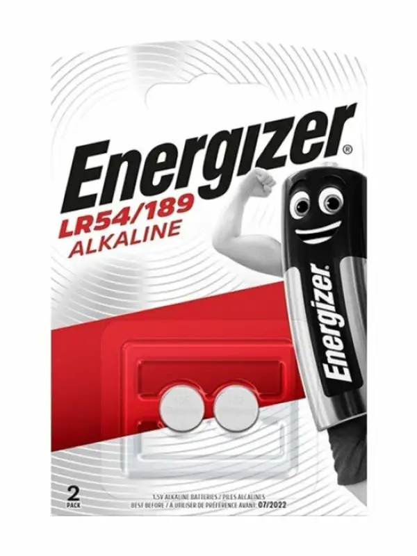 Батарейка Energizer Lr54 Ag10 Lr1130 Alkaline Energizer арт. AG10-BL2