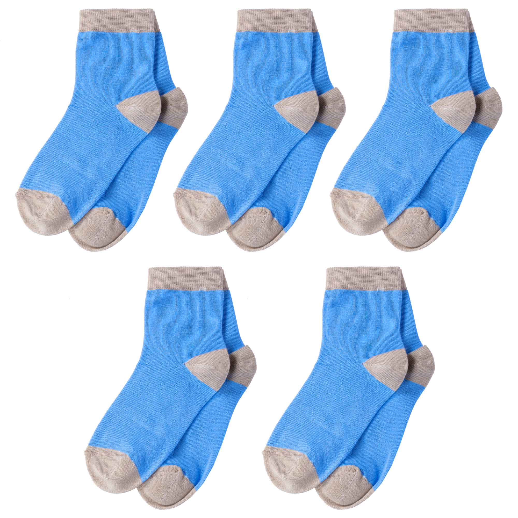 

Носки детские LorenzLine 5-Л101, голубой; бежевый, 16., 5-Л101