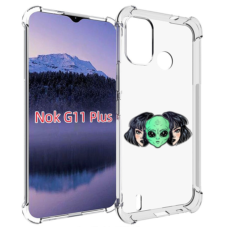

Чехол MyPads инопланетянин в девочке женский для Nokia G11 Plus, Прозрачный, Tocco