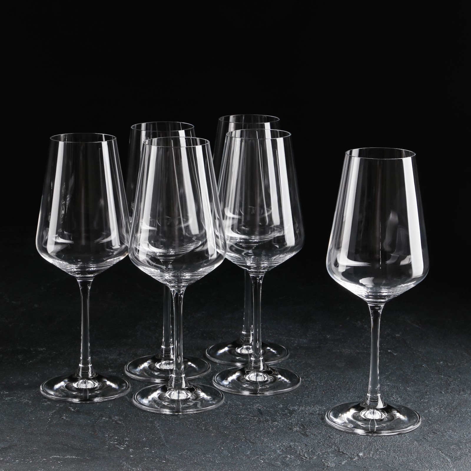 

Набор бокалов для вина Bohemia Crystal Сандра 350мл 6шт, Прозрачный, Сандра