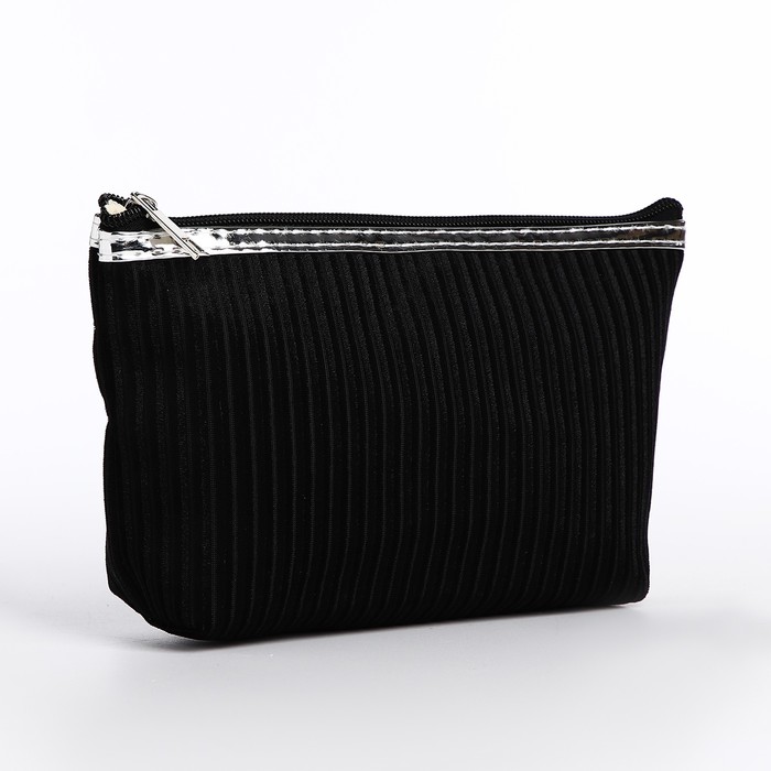 

Косметичка женская NoBrand 9895404 черная, 23х7х13 см, Черный