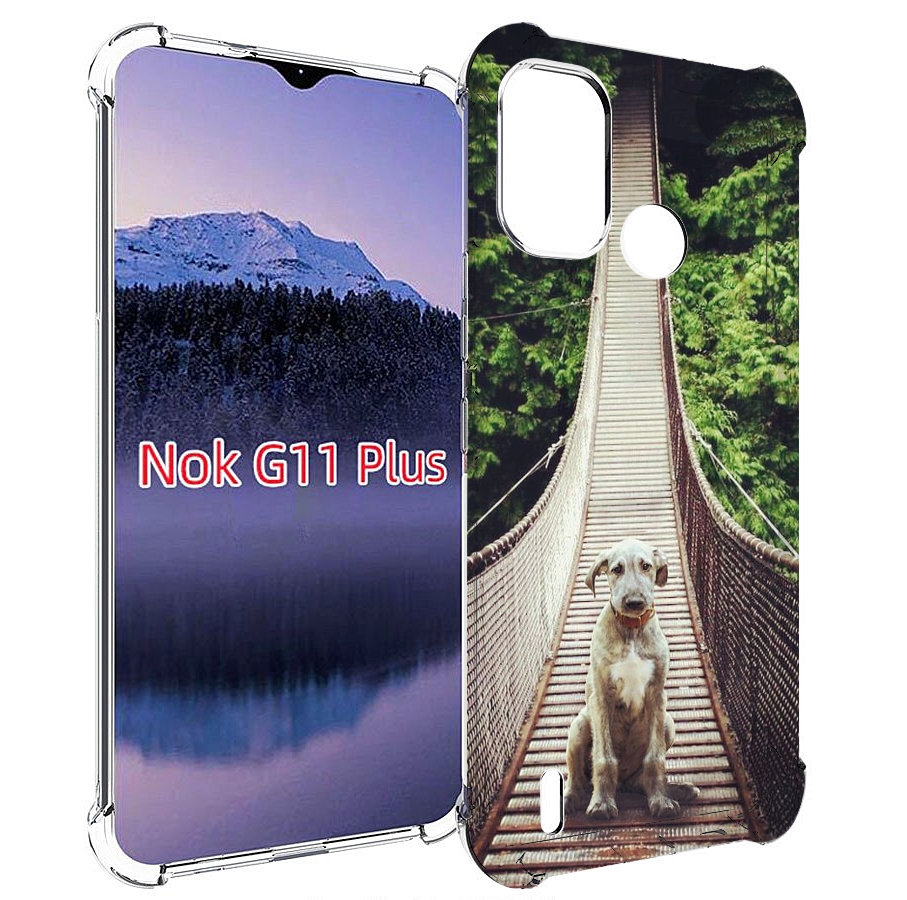 

Чехол MyPads ирландскии волкодав для Nokia G11 Plus, Прозрачный, Tocco