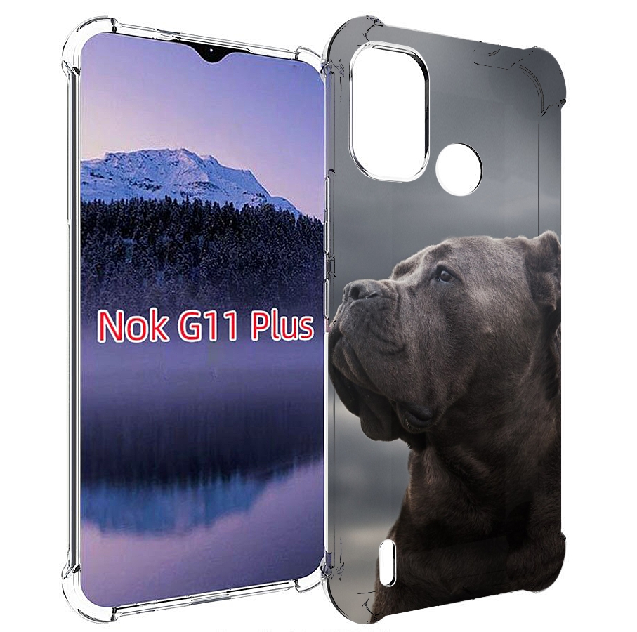 

Чехол MyPads кане корсо для Nokia G11 Plus, Прозрачный, Tocco