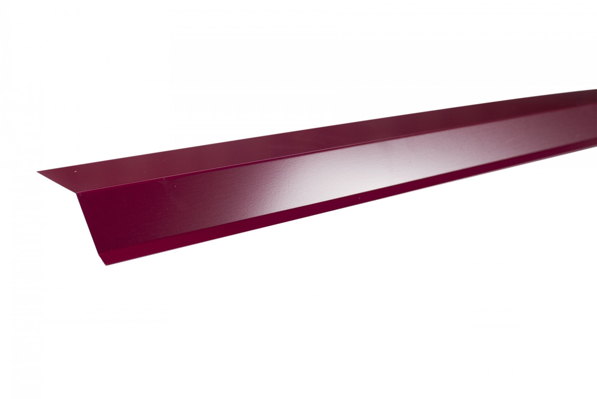 

Планка карнизная Технониколь( Рязань) RAL 3005 красный 75*50*5 мм (длина 2 м.)