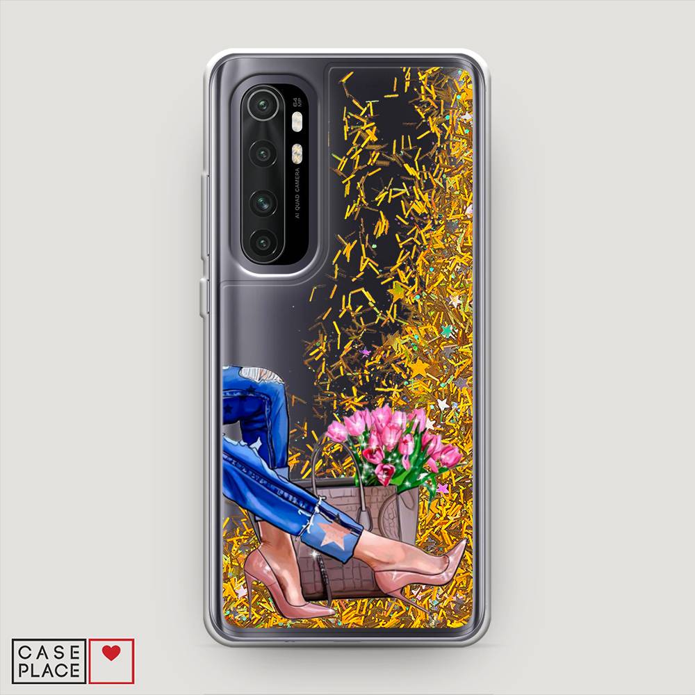 

Чехол Awog на Xiaomi Mi Note 10 Lite "Каблучки", Разноцветный, 38490-1