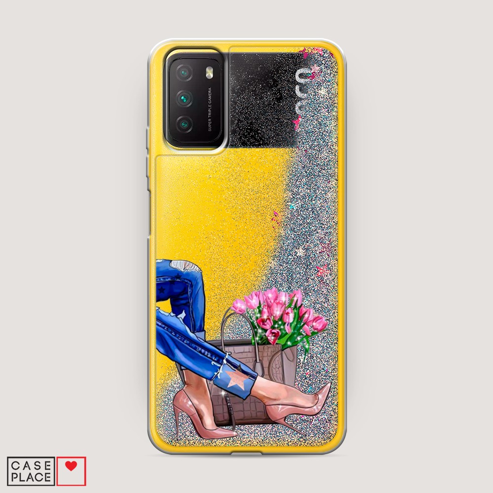 

Чехол Awog на Poco M3 "Каблучки", Разноцветный, 39591-1