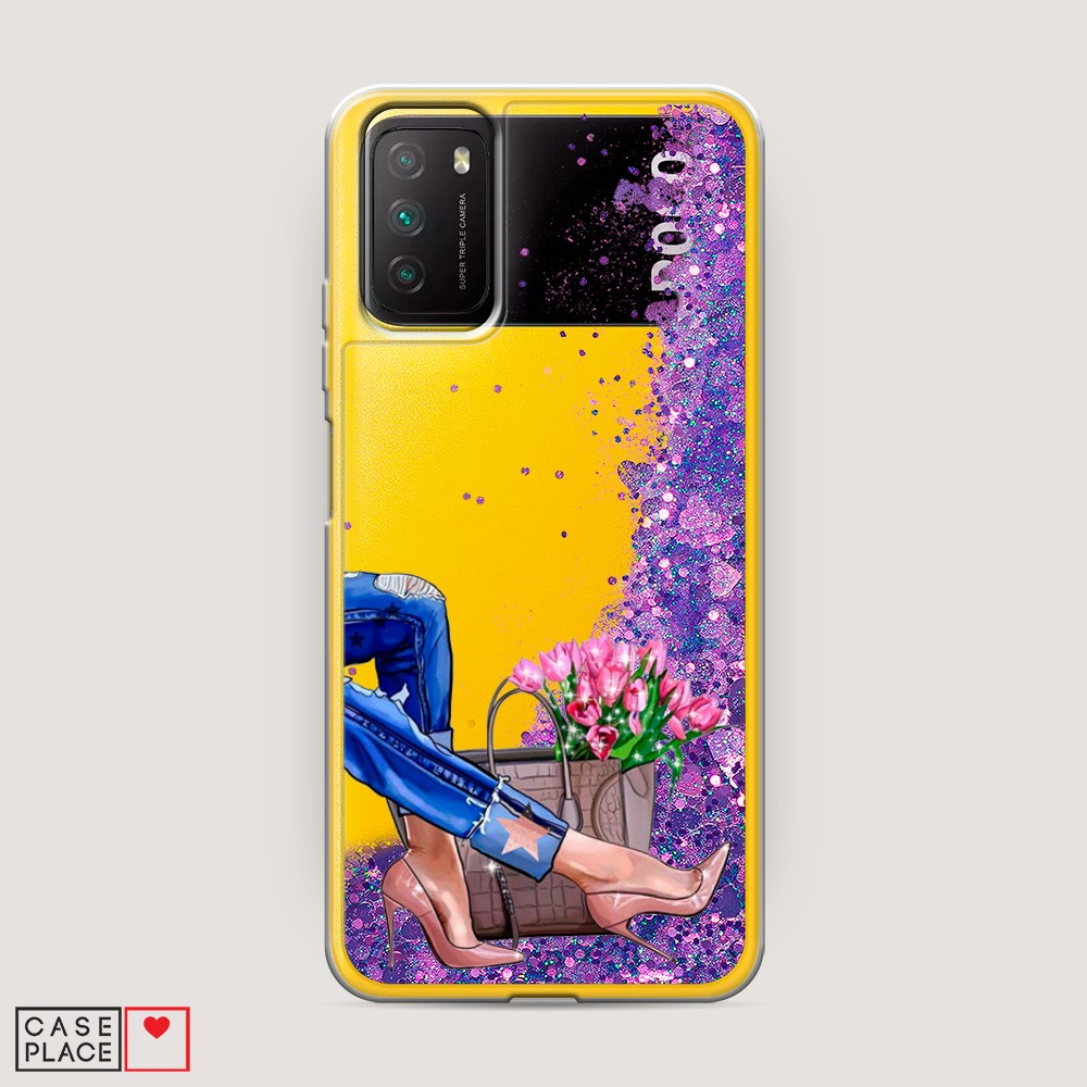 

Чехол Awog на Poco M3 "Каблучки", Разноцветный, 39592-1
