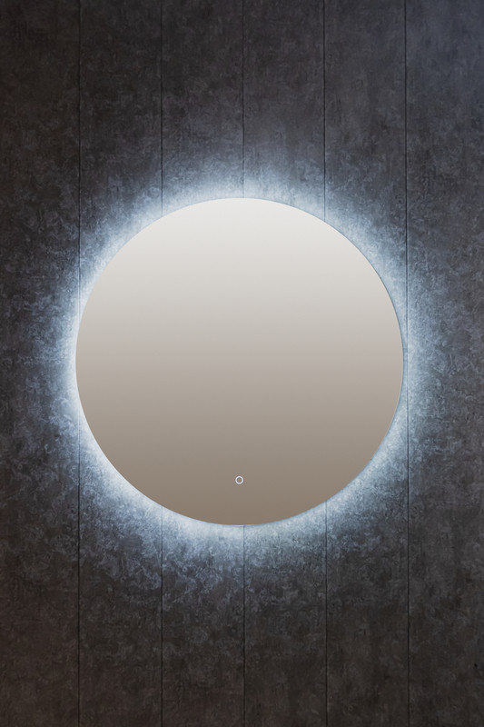 фото Зеркало для ванной silver mirrors плаза d77 с подсветкой