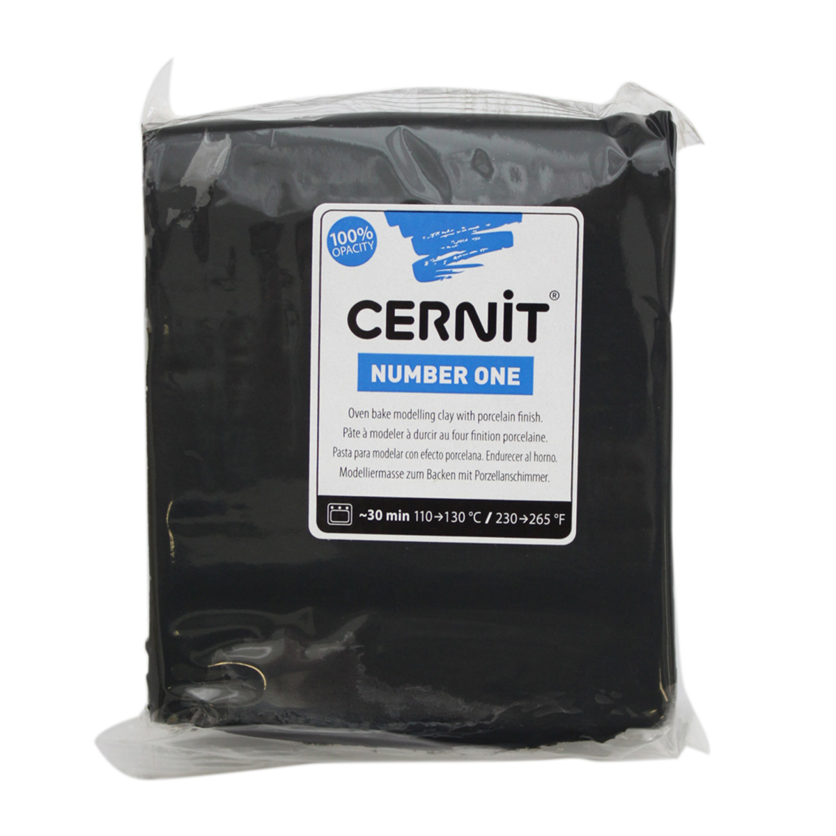 

CE090025 Пластика полимерная запекаемая Cernit № 1, 250 г, Черный, 7717808