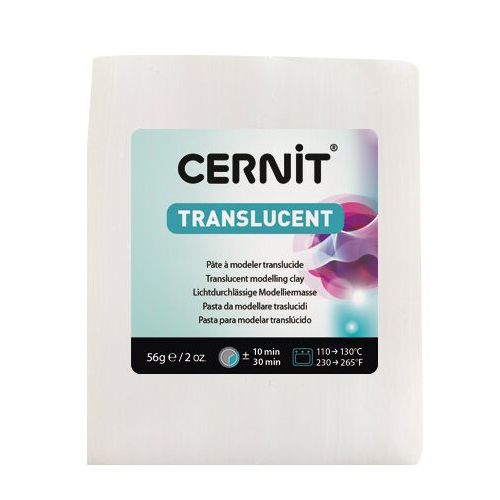 фото Ce0920250 пластика полимерная запекаемая cernit translucent прозрачный, 250 г