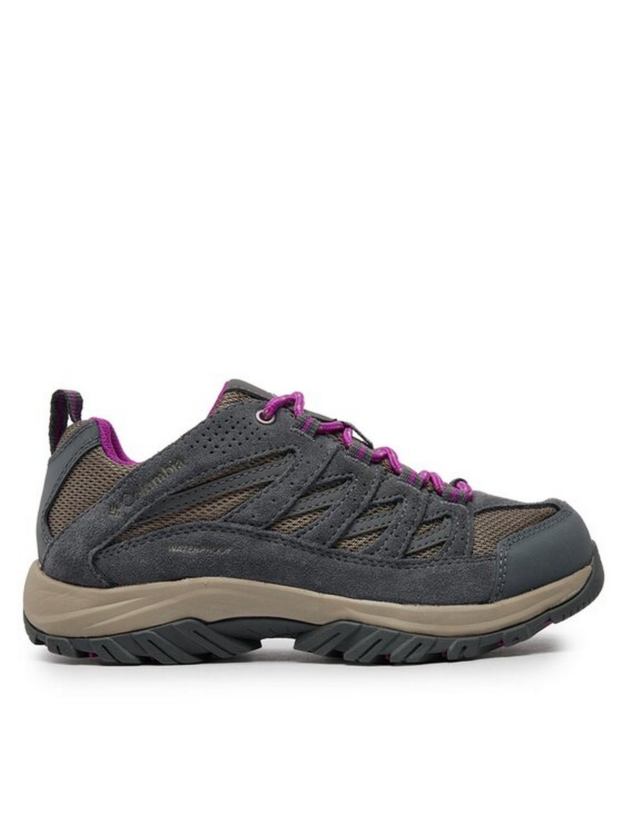 

Кроссовки женские Columbia Crestwood Waterproof 1765411005 серые 40 EU, Серый, Crestwood Waterproof 1765411005